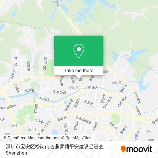 深圳市宝安区松岗街道燕罗塘平安建设促进会 map