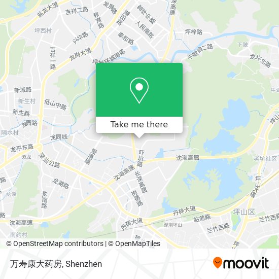 万寿康大药房 map