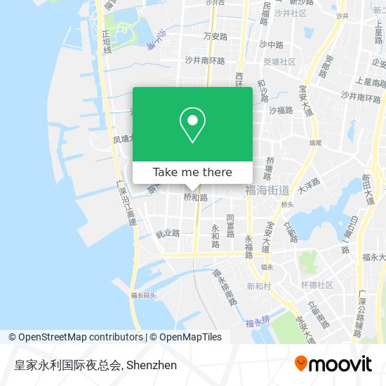皇家永利国际夜总会 map