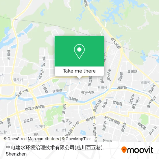 中电建水环境治理技术有限公司(燕川西五巷) map