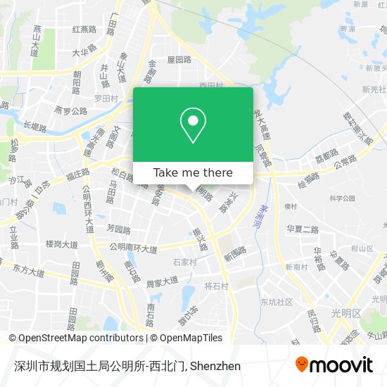 深圳市规划国土局公明所-西北门 map