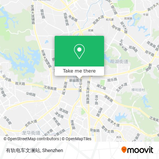 有轨电车文澜站 map