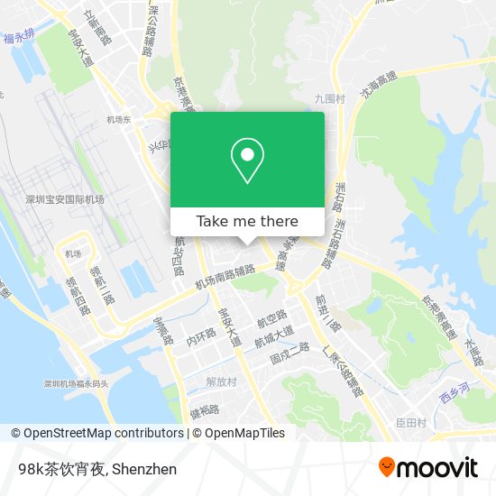 98k茶饮宵夜 map