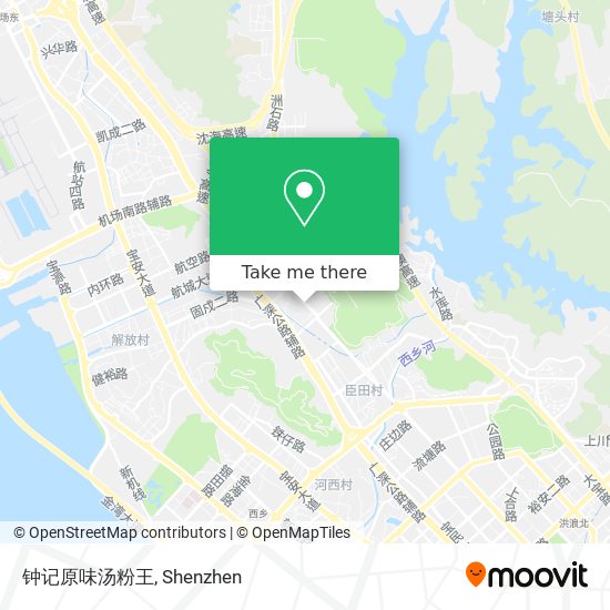 钟记原味汤粉王 map