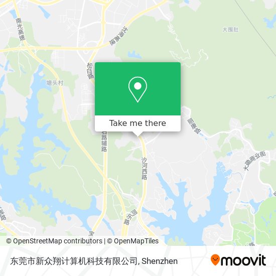 东莞市新众翔计算机科技有限公司 map