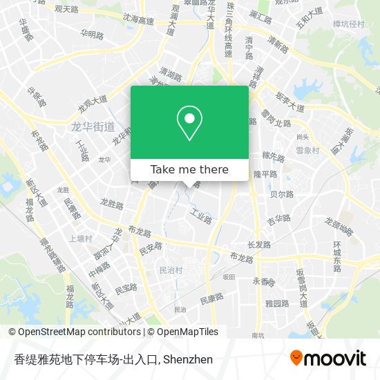 香缇雅苑地下停车场-出入口 map