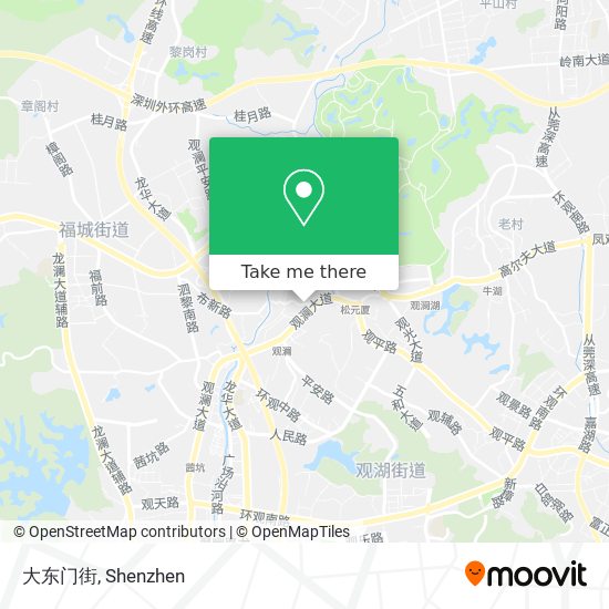 大东门街 map