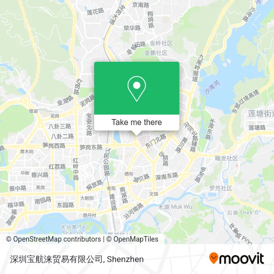 深圳宝航涞贸易有限公司 map