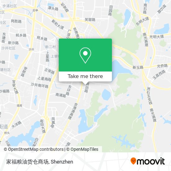 家福粮油货仓商场 map