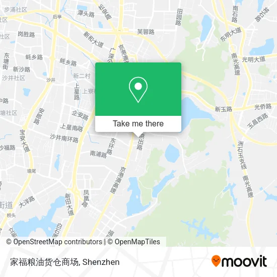 家福粮油货仓商场 map