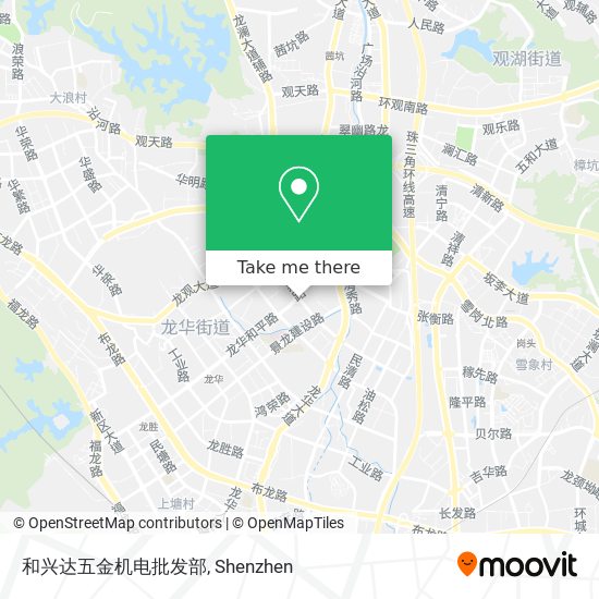 和兴达五金机电批发部 map