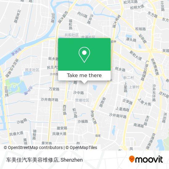 车美佳汽车美容维修店 map