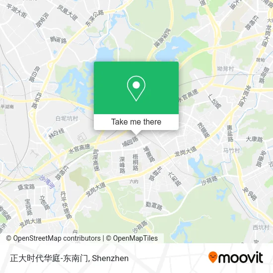 正大时代华庭-东南门 map