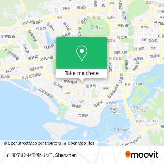 石厦学校中学部-北门 map