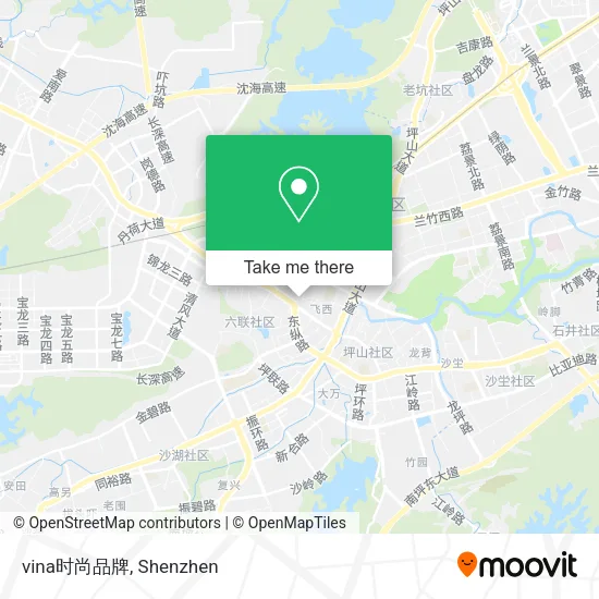 vina时尚品牌 map