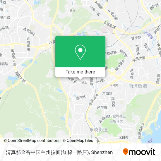 清真郁金香中国兰州拉面(红棉一路店) map