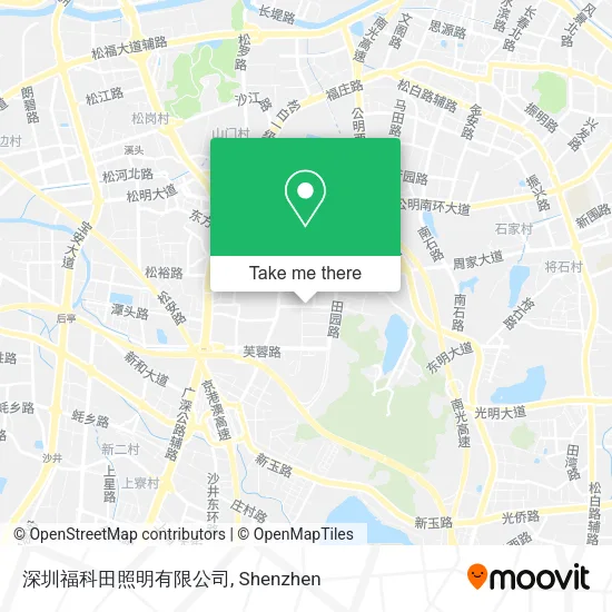 深圳福科田照明有限公司 map