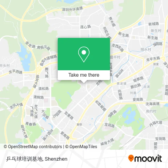 乒乓球培训基地 map
