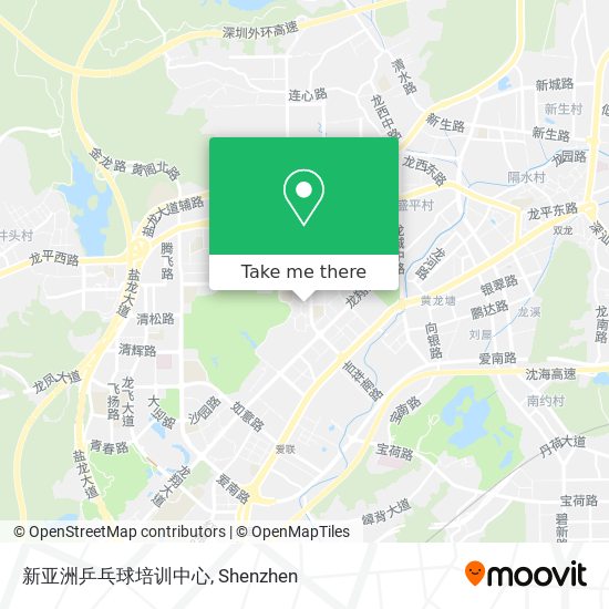 新亚洲乒乓球培训中心 map