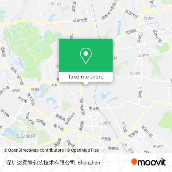 深圳达意隆包装技术有限公司 map