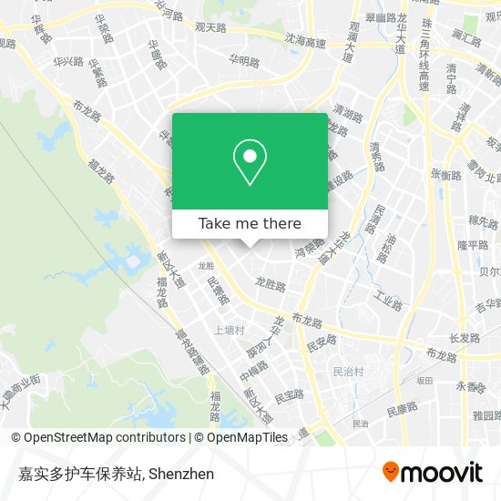 嘉实多护车保养站 map