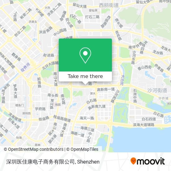 深圳医佳康电子商务有限公司 map