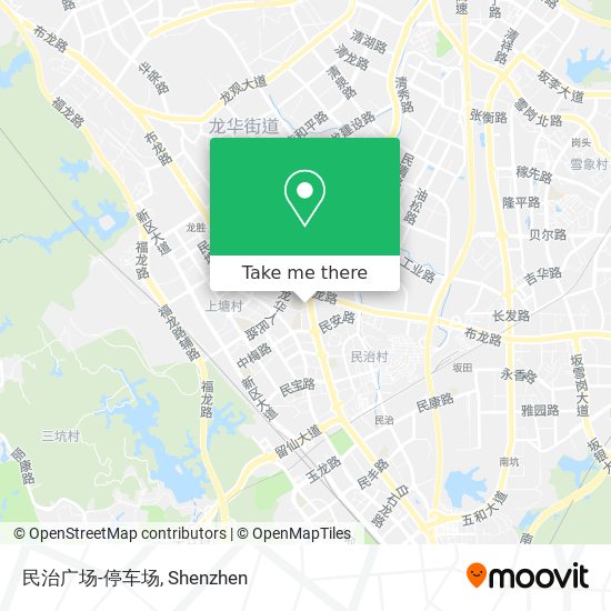民治广场-停车场 map