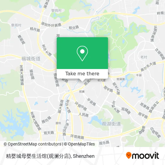 精婴城母婴生活馆(观澜分店) map