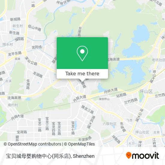 宝贝城母婴购物中心(同乐店) map