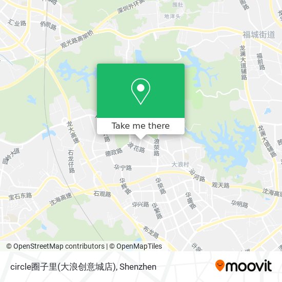 circle圈子里(大浪创意城店) map