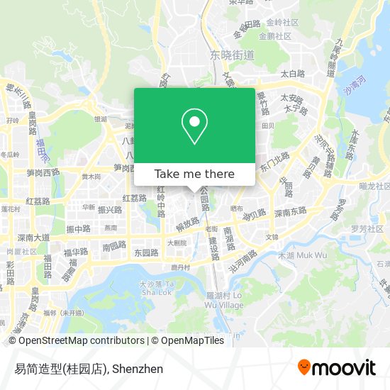 易简造型(桂园店) map