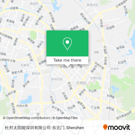 杜邦太阳能深圳有限公司-东北门 map