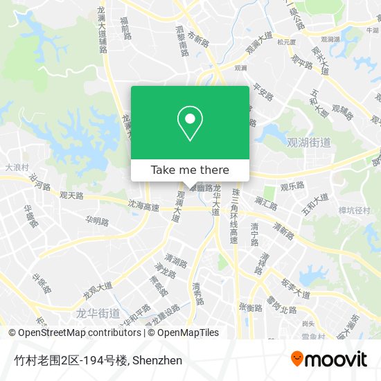 竹村老围2区-194号楼 map