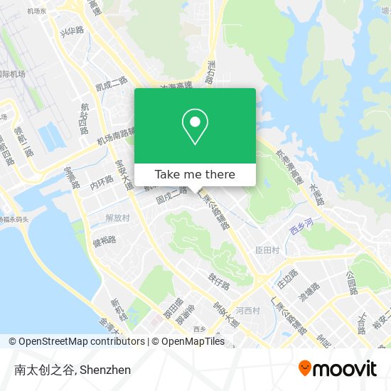 南太创之谷 map