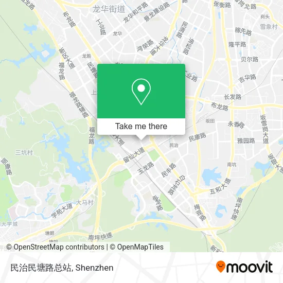 民治民塘路总站 map