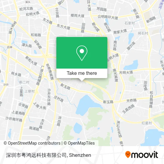 深圳市粤鸿远科技有限公司 map