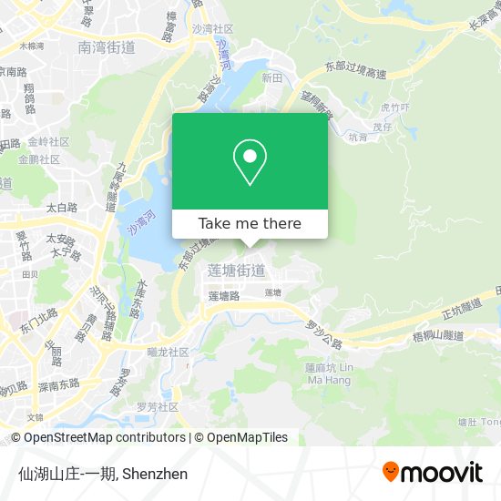 仙湖山庄-一期 map