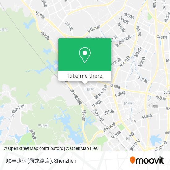 顺丰速运(腾龙路店) map