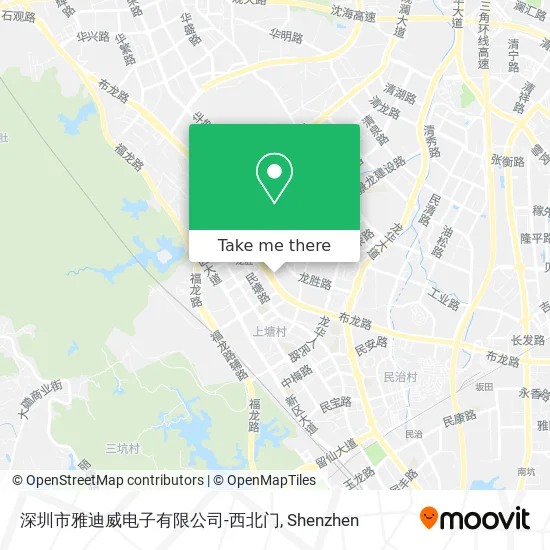 深圳市雅迪威电子有限公司-西北门 map