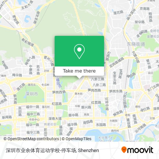 深圳市业余体育运动学校-停车场 map