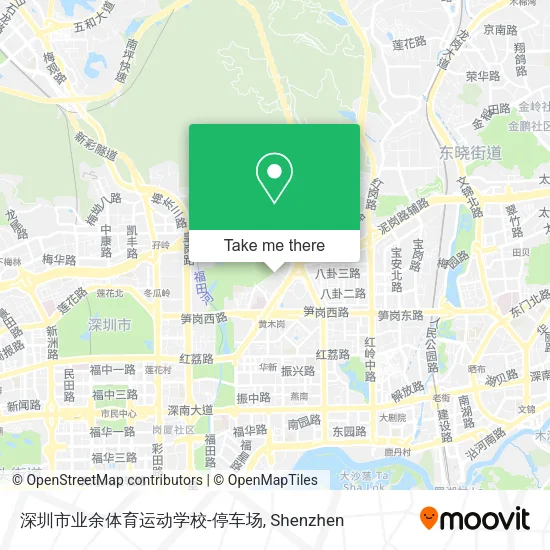 深圳市业余体育运动学校-停车场 map