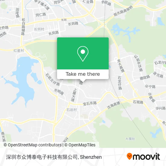 深圳市众博泰电子科技有限公司 map