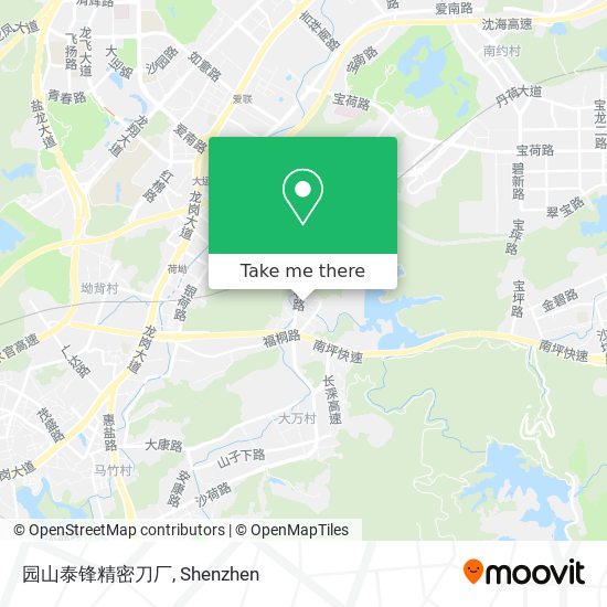 园山泰锋精密刀厂 map