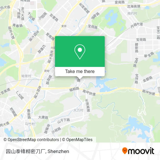 园山泰锋精密刀厂 map