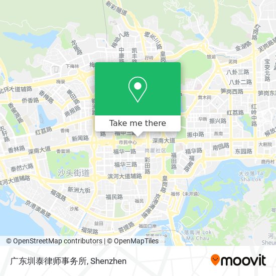 广东圳泰律师事务所 map