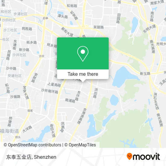 东泰五金店 map