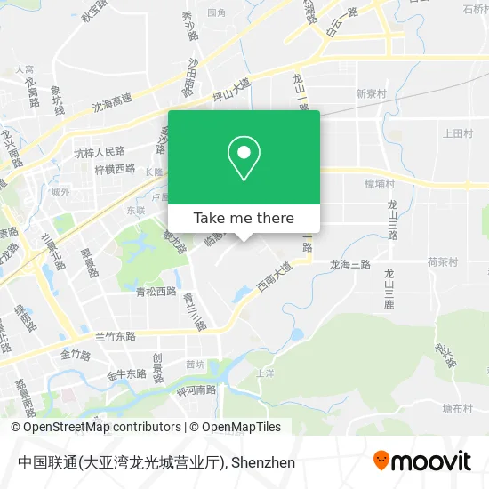 中国联通(大亚湾龙光城营业厅) map