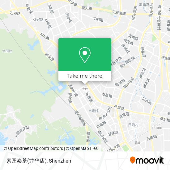 素匠泰茶(龙华店) map