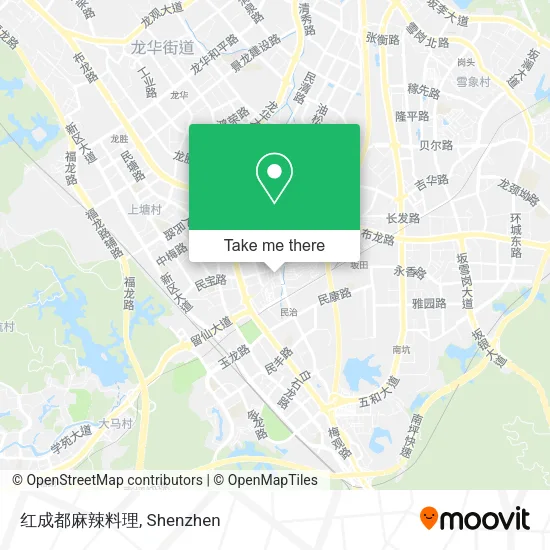 红成都麻辣料理 map