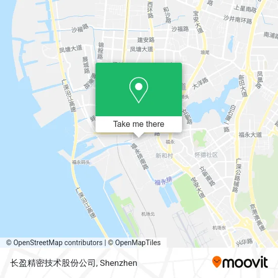 长盈精密技术股份公司 map